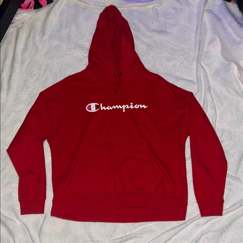 Champion Red Hoodie